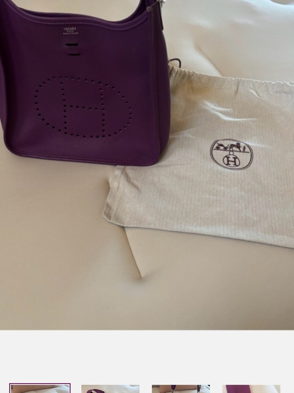 Evelyne Mini Shoulder Bag in Purple
